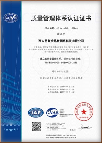 质量认证体系